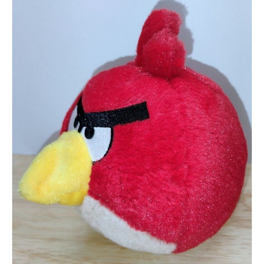 Angry Birds Red Plush Commonwealth 2010 Stuffed Animal 5" Cardinal - Picture 2 of 7